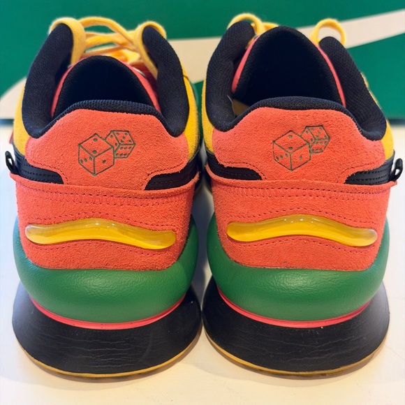 Puma Style Rider Vegas Flagship Men’s Sneakers size 11 Black/Yellow/Green/Pink - Picture 7 of 8